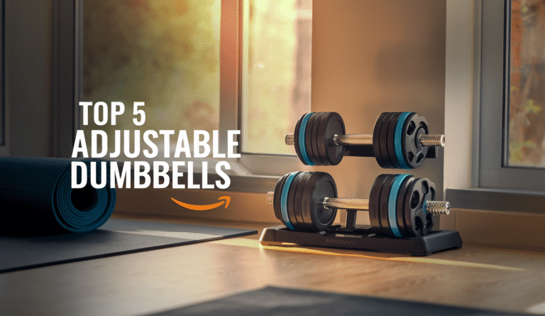 Best Adjustable Dumbbells for Home Workouts — Top 5 Space-Saving Picks