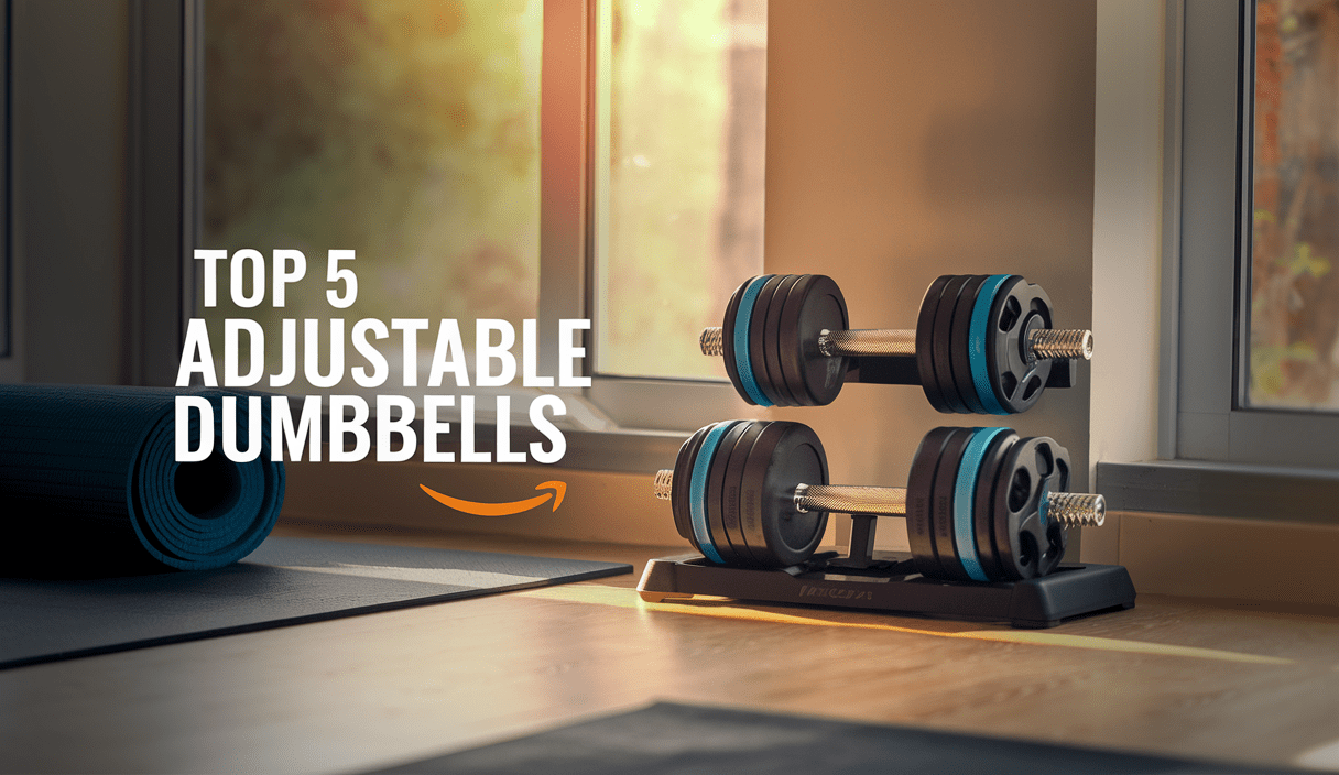 Best Adjustable Dumbbells for Home Workouts — Top 5 Space-Saving Picks