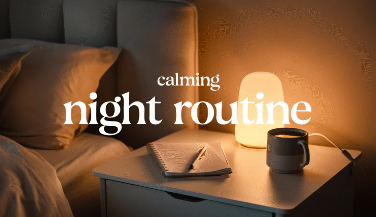 Create a Calming Night Routine Template