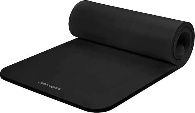 Retrospec Solana Yoga Mat 1 Inch Thick