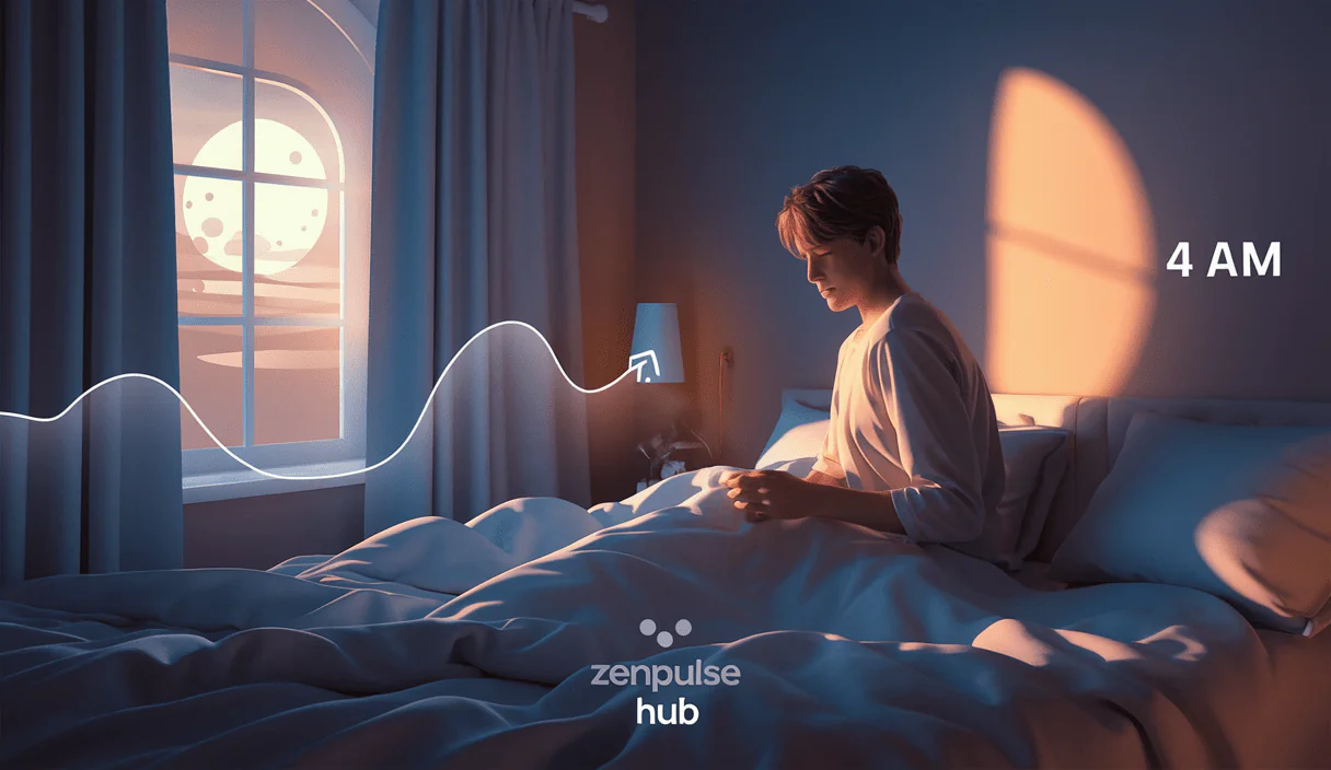 4 AM cortisol spike: Why you wake at night | ZenPulse Hub