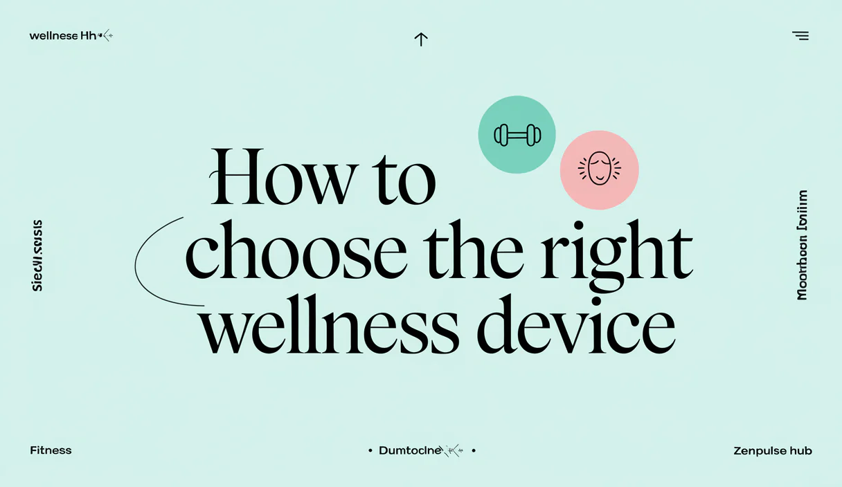 How to Choose the Right Wellness Device