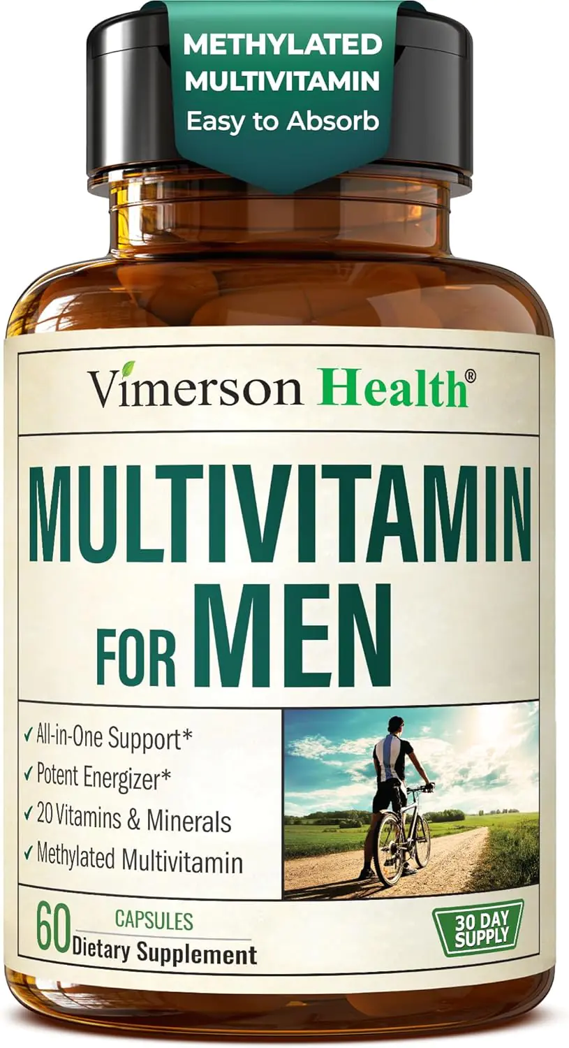 Multivitamin for Men – Methylated Mens Multivitamins & Multiminerals Capsules