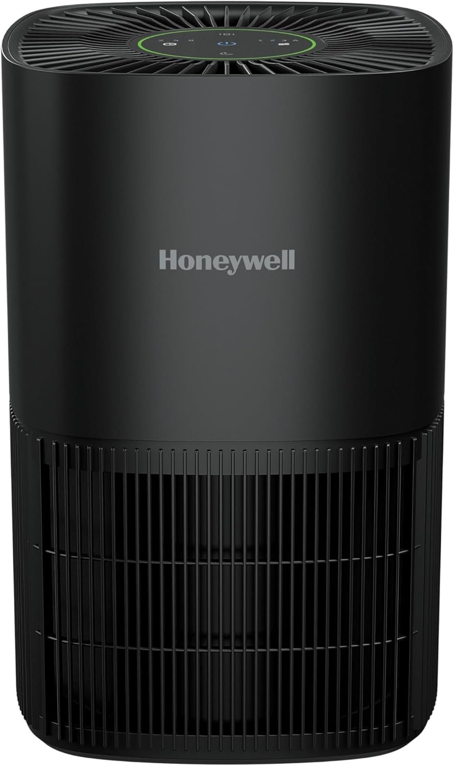 Honeywell AllergenPlus HEPA Air Purifier for Home, 530 Ft² Rooms in 1 hour, 3-in-1 Filter, Compact Design, Auto Mode, Reduces Allergens, Dust, Pollen, Smoke, Pet Dander, Odors