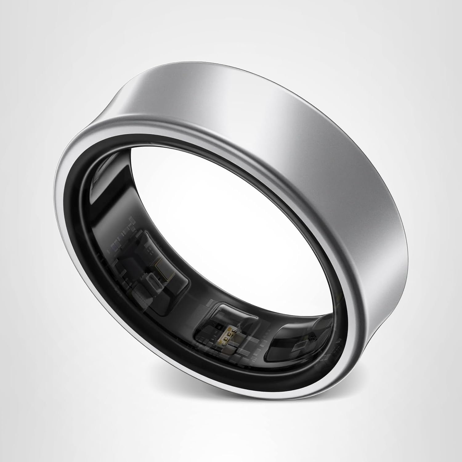 SAMSUNG Galaxy Ring, AI Smart Ring, Size First w/Sizing Kit, No App Subscription, Fitness Monitor, Sleep Tracker, Up to 7-Day Battery, Size 12, Titanium Silver [US Version, 1Yr Manufacturer Warranty]
