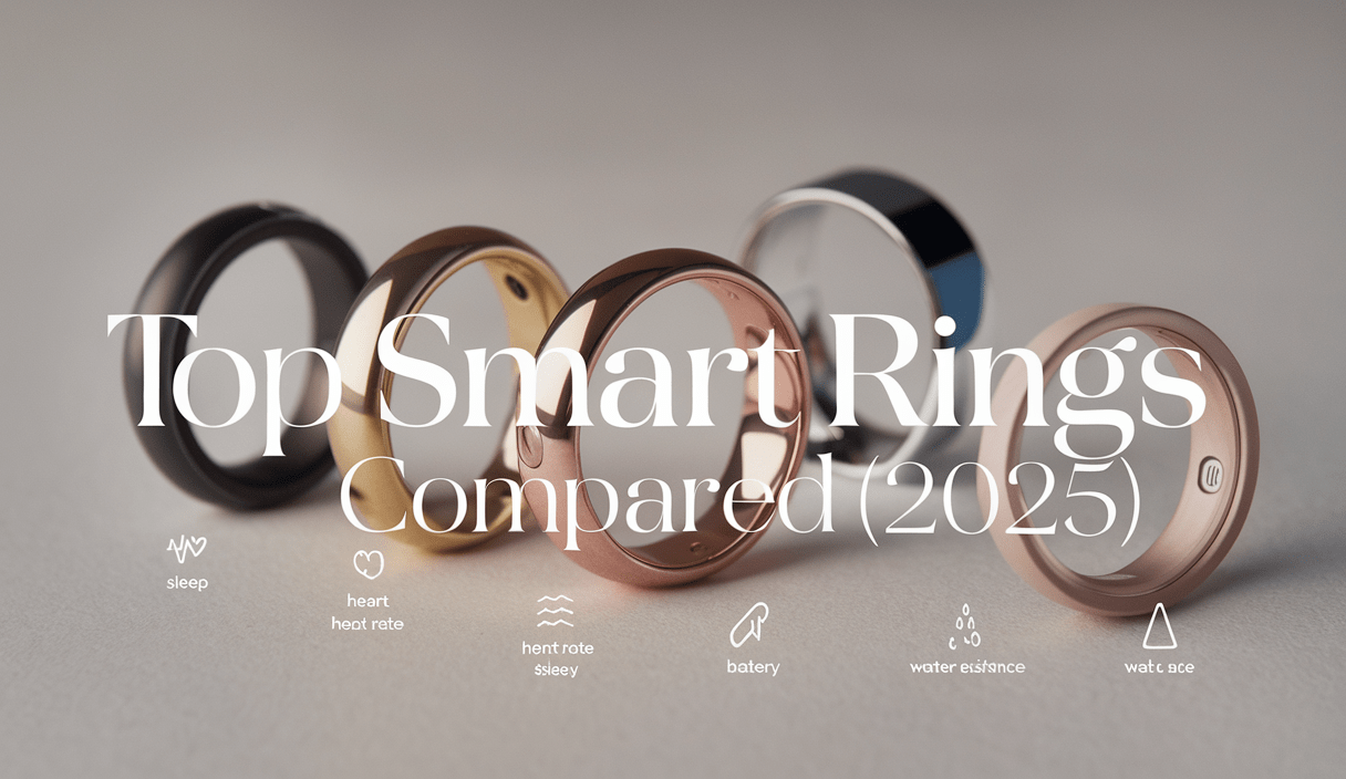 Top Smart Rings Compared (2025) — Top 5 Best Smart Rings